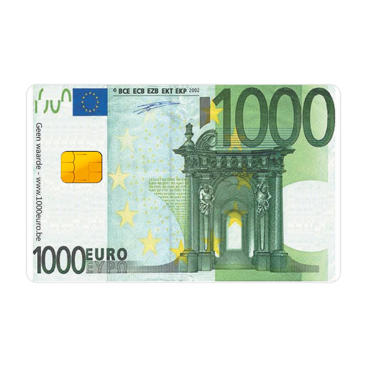 CAPACARD - Película Adesiva Para Cartão - 1000 Euro CAPACARD - Película Adesiva Para Cartão - 1000 Euro